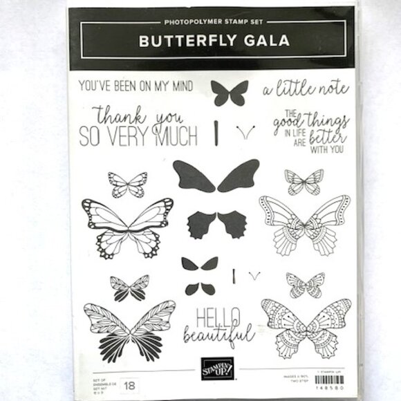 Stampin' Up! | Design | Butterfly Gala Photopolymer Stamp Set Stampin ...